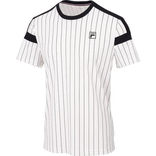 Fila Jascha Stripes T-Shirt - white alyssum/stripes