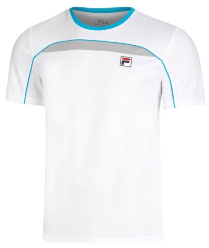 Fila Austarlian Open Asher Crew T-Shirt - white/silver scone