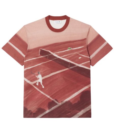 Lacoste Classic Fit Tennis Print