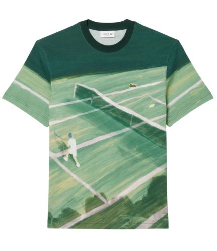 Lacoste Classic Fit Tennis Print