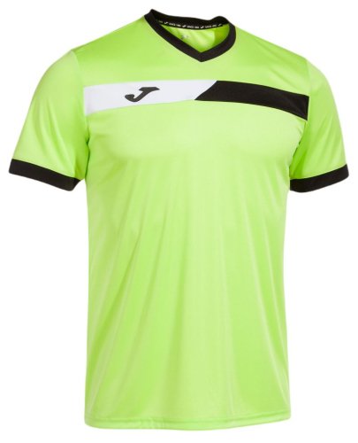 Joma Court Short Sleeve T-Shirt - lime/black/white