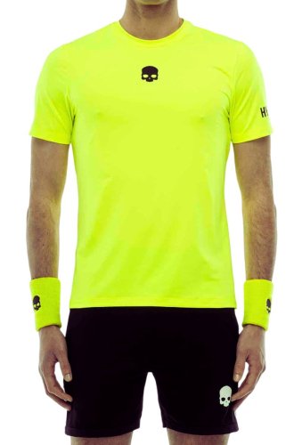 Hydrogen Basic Tech T-Shirt - fluo yellow