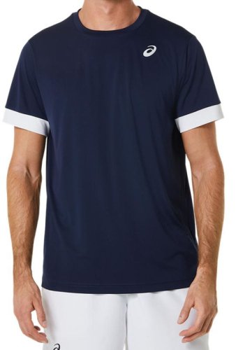 Asics Court Short Sleeve Top - midnight/brilliant white