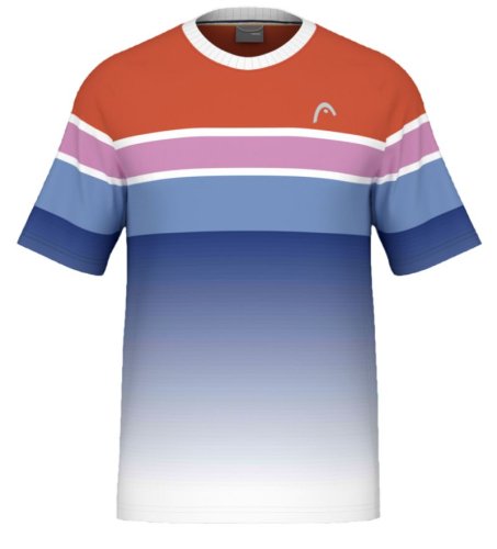 Head Performance MC Paris T-Shirt - orange alert/royal