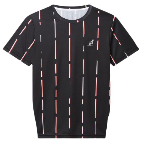 Australian Ace T-Shirt With Stripes Print - nero