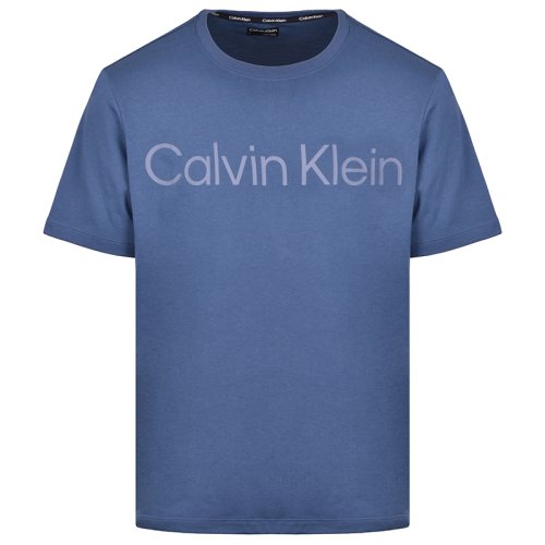 Calvin klein PW SS T-shirt - crayon blue