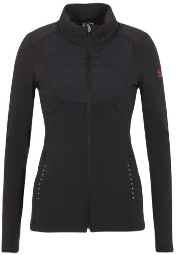 EA7 Woman Jersey Bomber Jacket - black