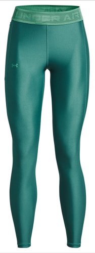 Under armour Women's HeatGear Branded Waistband Leggings - coastal teal/birdie green