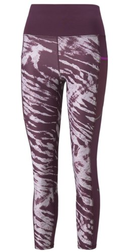 5K Graphic High Waist 7/8 Leggins - puma black/stardust print