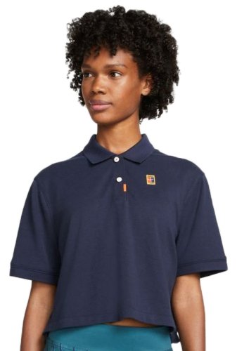 Nike Polo 2.0 Heritage W - obsidian/brilliant orange