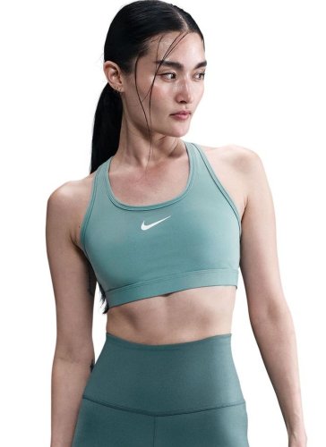 Nike Swoosh Medium Support Non-Padded Sports - cannon/white