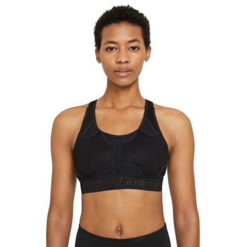 Nike Swoosh UltraBreathe Bra W - black/black/black/dark smoke grey