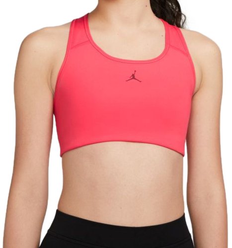 Nike Jordan Jumpman Women's Medium Support Pad Sports Bra - lt fusion red/pomegranat