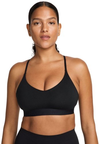 Nike Indy Light Support Padded Adjustable Sports Bra - black/black