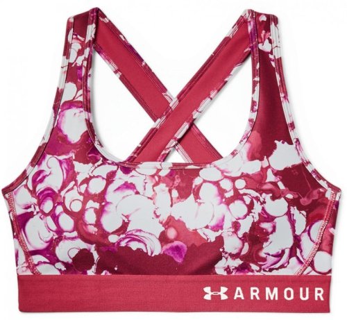 Under armour Mid Crossback Print - impulse pink/impulse pink