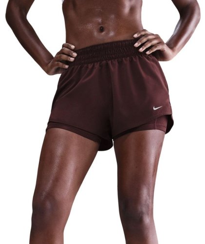 Nike Dri-Fit One 2-in-1 - burgundy crush/reflective silver