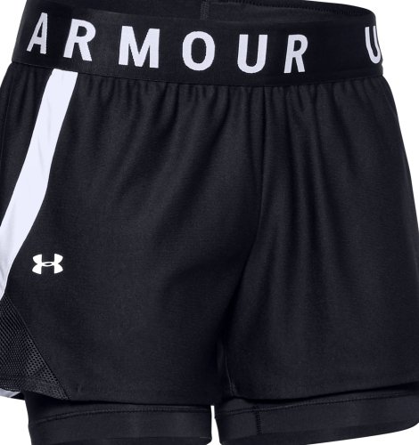 Under armour Play Up 2in1 Shorts - black/white