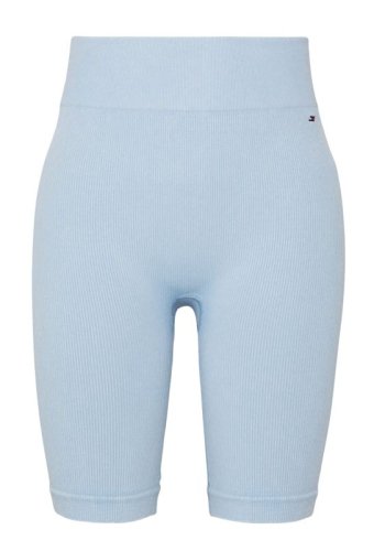 Tommy hilfiger HW Seamless Washed Ribbed Shorts - vessel blue