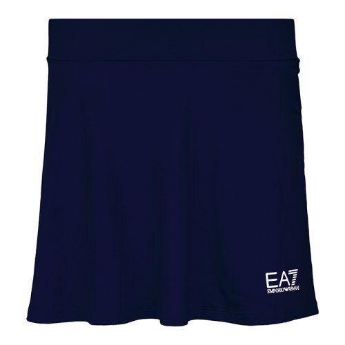 EA7 Woman Jersey Miniskirt - navy blue