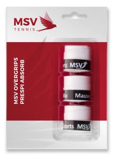 MSV Prespi Absorb Overgrip white 3P