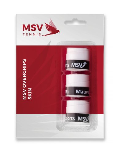MSV Skin Overgrip white 3P