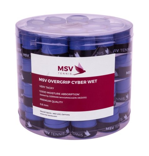 MSV Cyber Wet Overgrip blue 60P