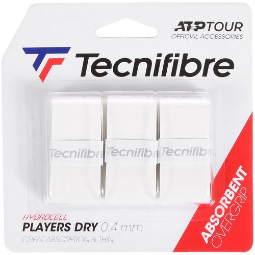 Tecnifibre Players Dry 3P - white