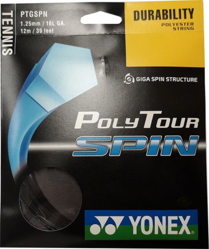 Yonex Poly Tour Spin (12 m) - black