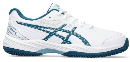Asics Gel-Game 9 GS Clay/OC - white/restful teal