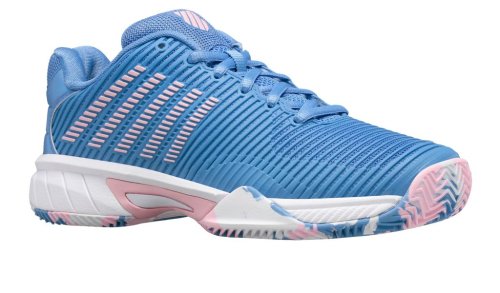 K-swiss Hypercourt Express 2 HB Junior - silver lake blue/white/orchid pink