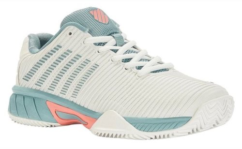 K-swiss Hypercourt Express 2 HB - blanc de blanc/nile blue/desert flower
