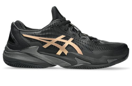 Asics Court FF 3 Novak Clay Night Energy - black/prism gold
