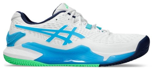 Asics Gel-Resolution 9 Clay - white/digital aqua