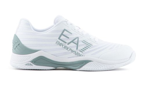 EA7 Unisex Woven Sneaker - white/abyss