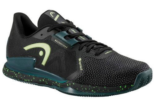Head Sprint Pro 3.5 SF Clay - black/forest green