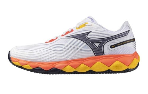 Mizuno Wave Enforce Tour 2 CC - white/fiery coal 2/citrus