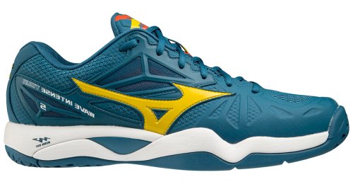 Mizuno Wave Intense Tour 5 AC - moroccan blue/high visibility/white