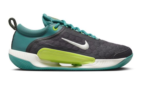 Nike Zoom Court NXT Clay - mineral teal/sail/gridiron/bright cactus