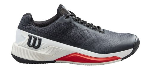 Wilson Rush Pro 4.0 Clay M - black/white/poppy red