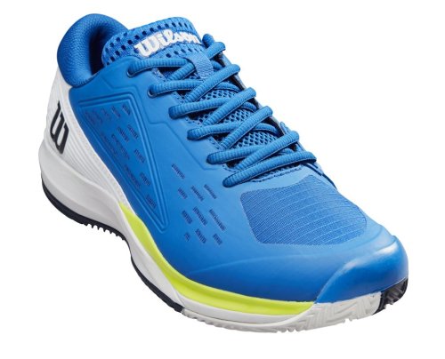 Wilson Rush Pro Ace Clay - lapis blue/white/safety yellow