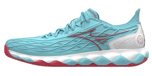 Mizuno Wave Enforce Tour CC - tanager turquoise/fiery coral 2/white