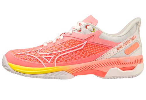 Mizuno Wave Exceed Tour 5 CC - candy coral/snow white/neon flame