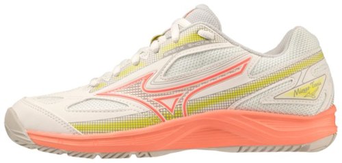 Mizuno Break Shot 4 AC - snow white/fusion coral/spring