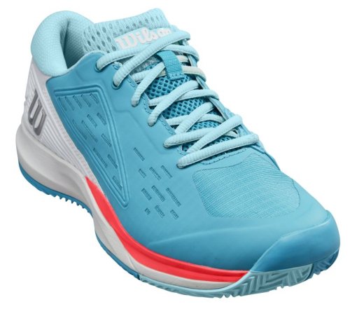 Wilson Rush Pro Ace Clay W - scuba blue/white/fiery coral