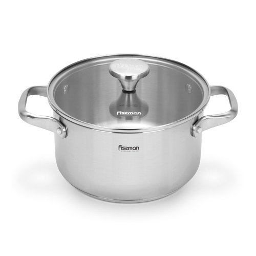 Fissman Katls MASTER CHEF 20x11 cm / 3,1 l ar stikla vāku (ner.tēr.)