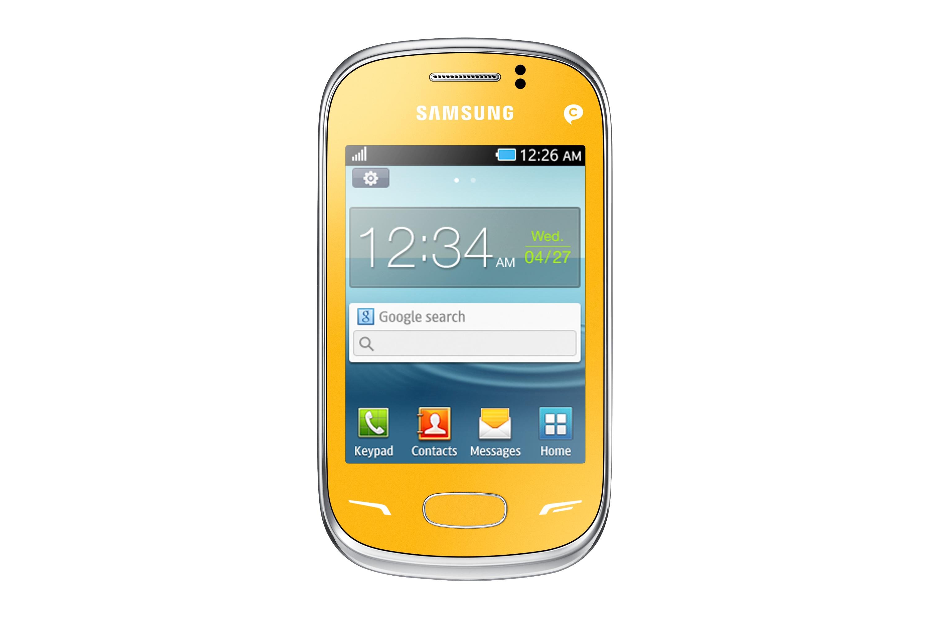 Samsung S3800W REX70 Yellow