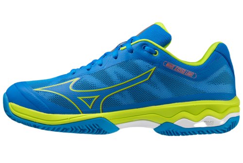 Mizuno Wave Exceed Light Padel - peace blue/acid lime/white
