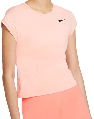 Nike Court Dri-Fit Victory Top SS Plus Line W - arctic orange/black