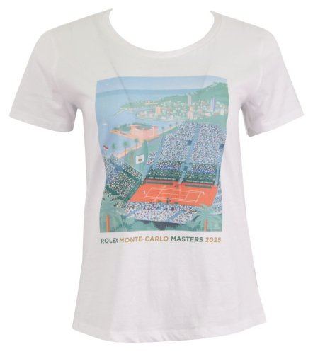 Monte-carlo Rolex Masters Poster - white