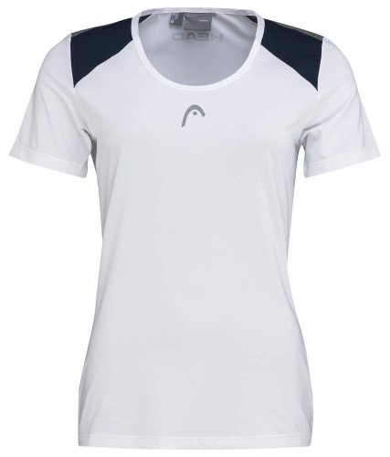 Head Club 22 Tech T-Shirt W - white/dark blue